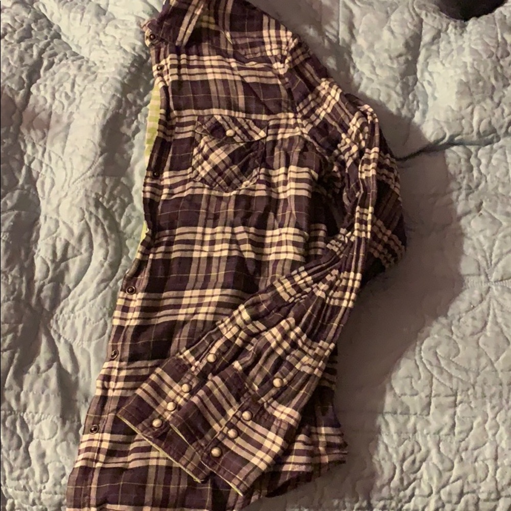 American Eagle flannel size 10